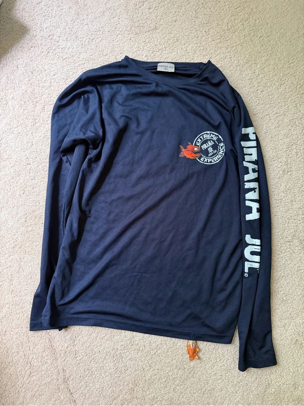 Piranha Joe Men's Navy Long-Sleeve Swim Rash Guard
